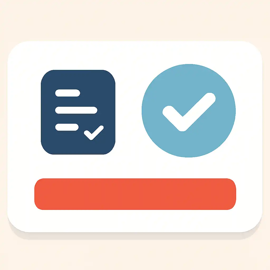 Close-up of button or form field for basic rules